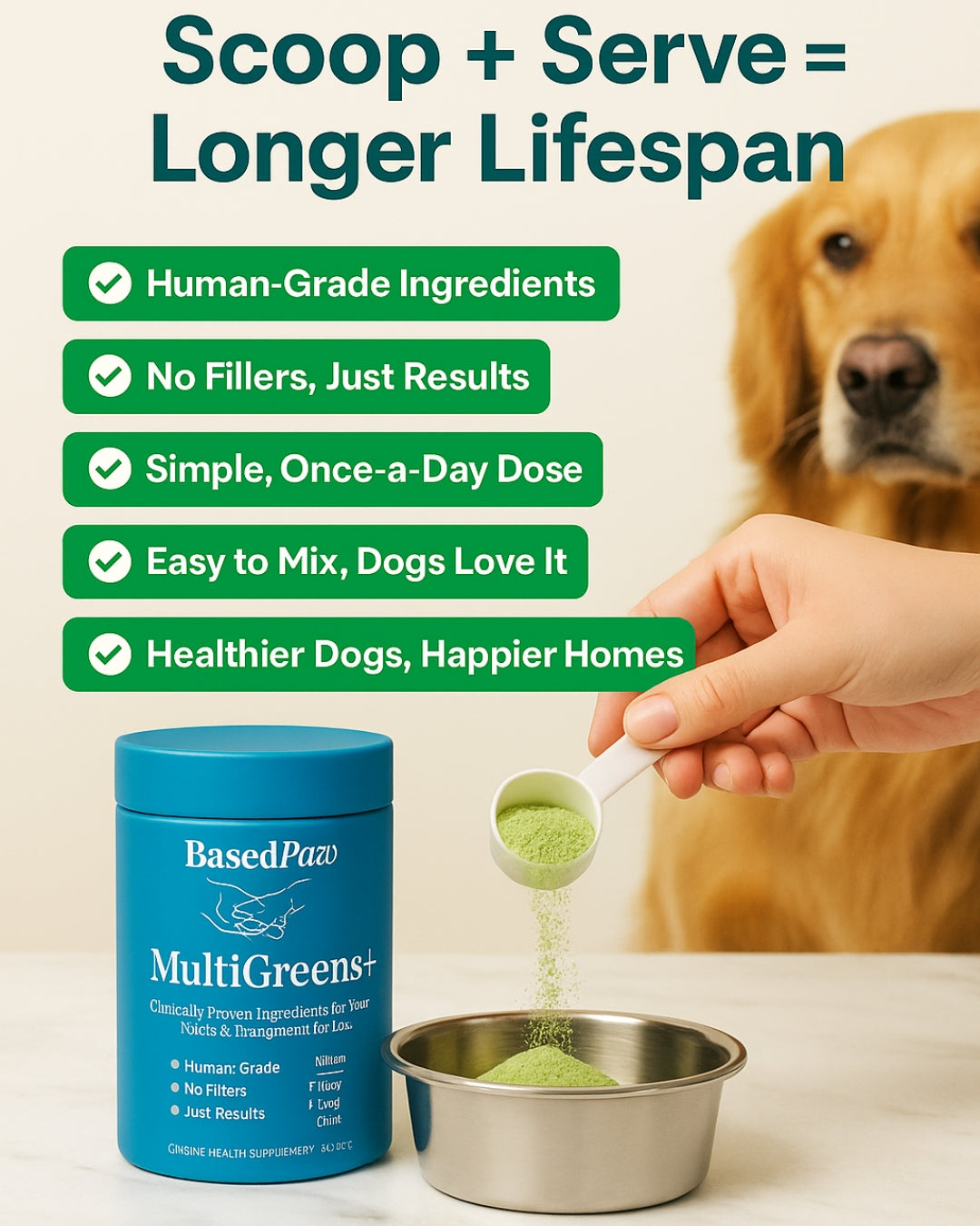 BasedPaw MultiGreens+